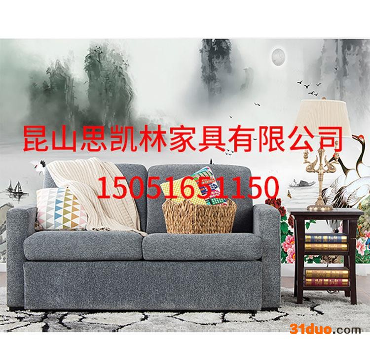 Skyline思凯林 现代小户型沙发 功能小沙发可变沙发床