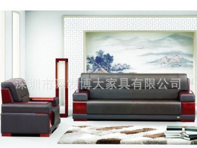 头层牛皮沙发，办公沙发家具厂，直销办公沙发 质量保证