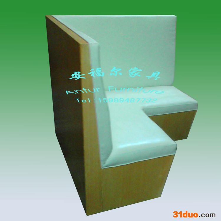 供应安福尔客厅沙发供应直角卡座沙发 咖啡厅沙发