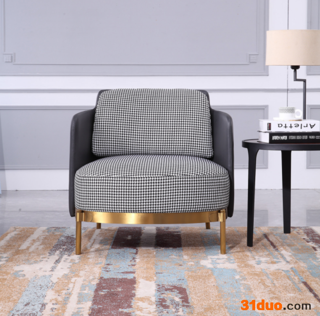 现代简约懒人沙发单人简约轻奢休闲卧室客厅沙发北欧小户型沙发