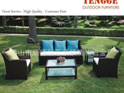 藤沙发 编藤沙发 藤艺家具 藤制组合沙发4件套 082008