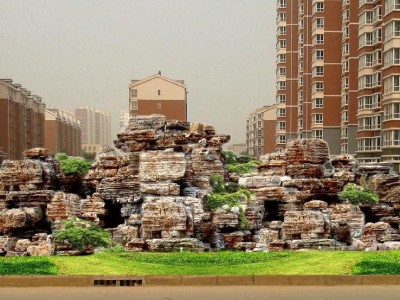 【如源】厂家订制公园景区直销喷泉  喷水 假山