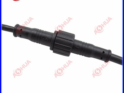 货源M12迷你型LED电源防水插头 户外信号防水连接线 螺纹公母对接防水接头 智能马桶、感应水**防水连接器