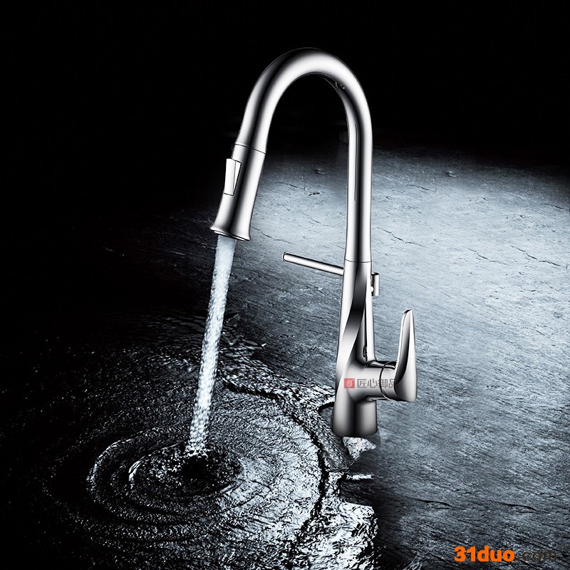 匠心御品卫浴—厨房水**_抽拉置物菜盆**