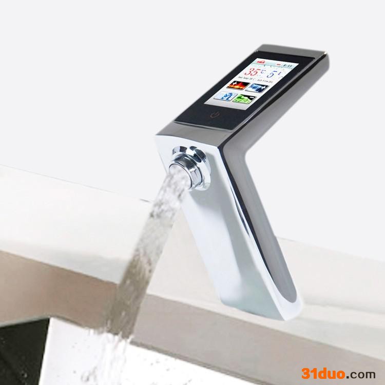 38du智能恒温混水**厂家 电子感应** 厨房脸盆水槽菜盆冷热水**SJ-F200