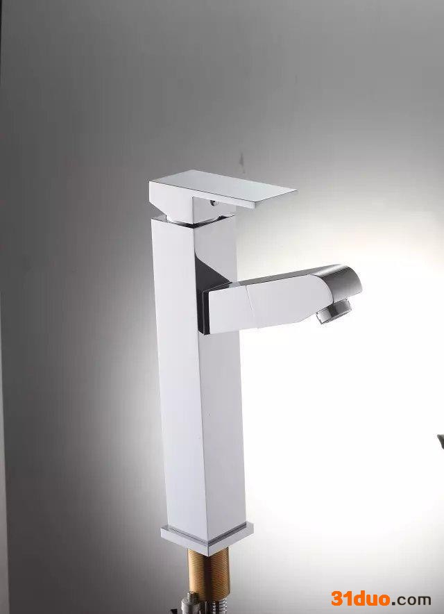 卫浴方形抽拉式面盆** 伸缩冷热水** 浴室洗头抽拉水**