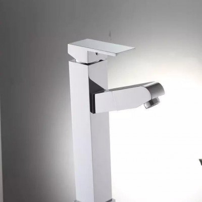 卫浴方形抽拉式面盆** 伸缩冷热水** 浴室洗头抽拉水**