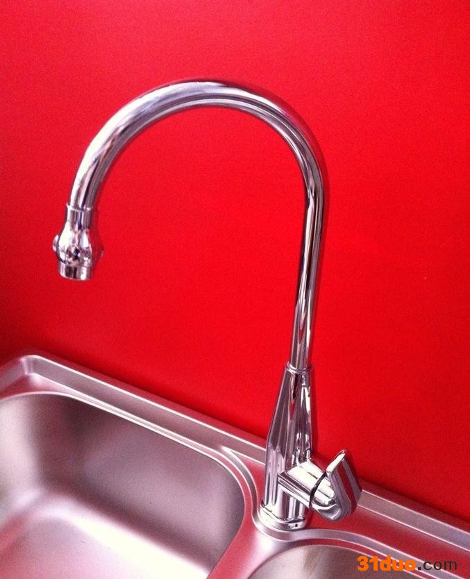 批发水槽菜盆厨房** 全铜冷热混合水**卫浴洁具**