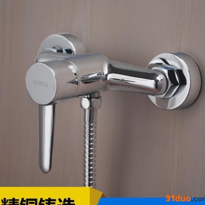 新款上市 浴缸双联式混合水** 大量 烤漆全铜镀铬淋浴**