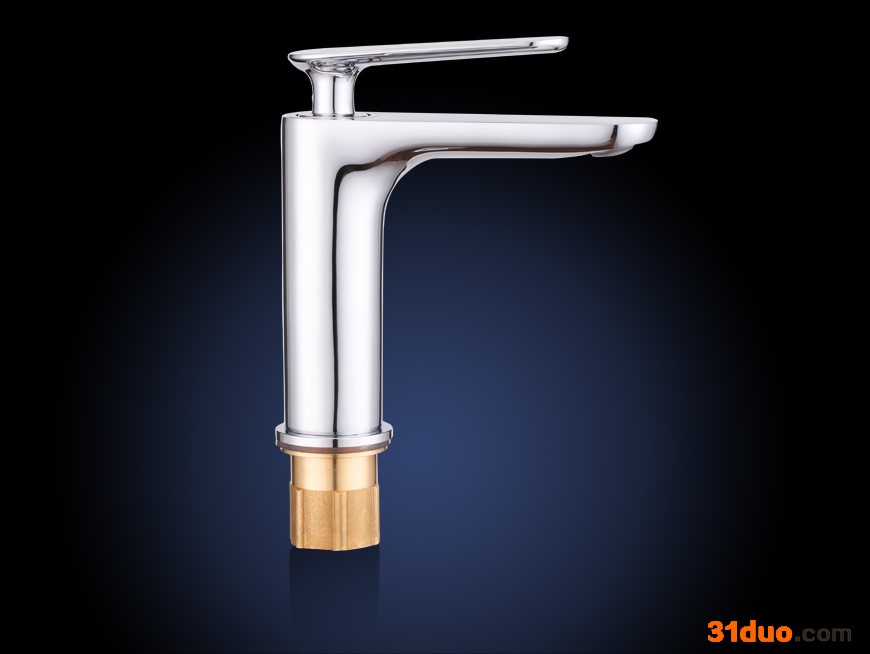 宾正全铜面盆**单把双控冷热双用面盆**水**厂家水**批发