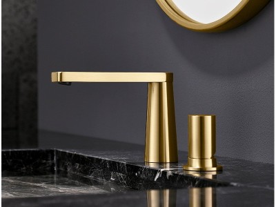 beasy面盆**铜冷热水**双孔分体**卫生间洗手盆水**