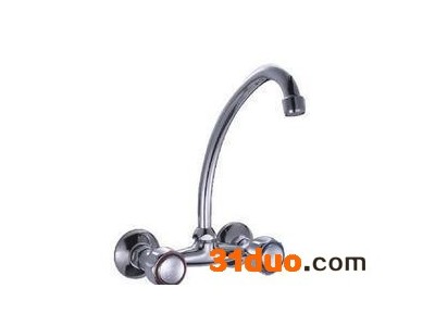 全铜厨房水**双把菜盆**冷热混合水**出口批发