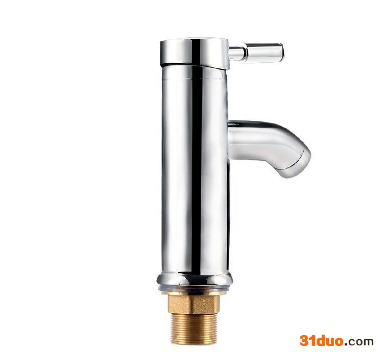 浴室无铅面盆** 精致不锈钢浴室防爆水** 单把单孔脸盆**