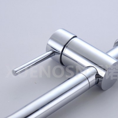 雪诺卫浴 全铜厨房抽拉冷热** 家用水** 水槽**XN8899