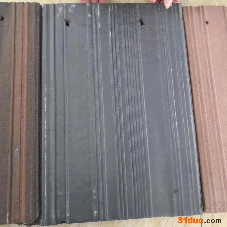 睿达建材S瓦 供应彩色环保水泥瓦 古建筑仿古屋面瓦