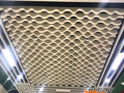 广州大型超市波浪造型铝型材方通建材采购找广东德普龙建材厂。