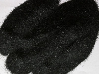 厂家直供建材用黑色金刚砂 路面地坪用金刚砂磨料