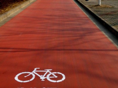 睿龙彩色防滑陶瓷颗粒路面|彩防滑自行车路面|陶瓷颗粒路面材料 特种建筑/建材