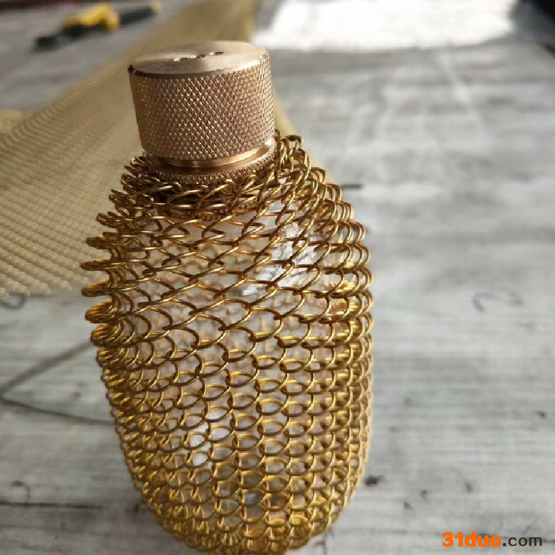 乾卓金属网 金属垂帘 酒店吊顶酒店幕墙窗帘 金属建材装饰网