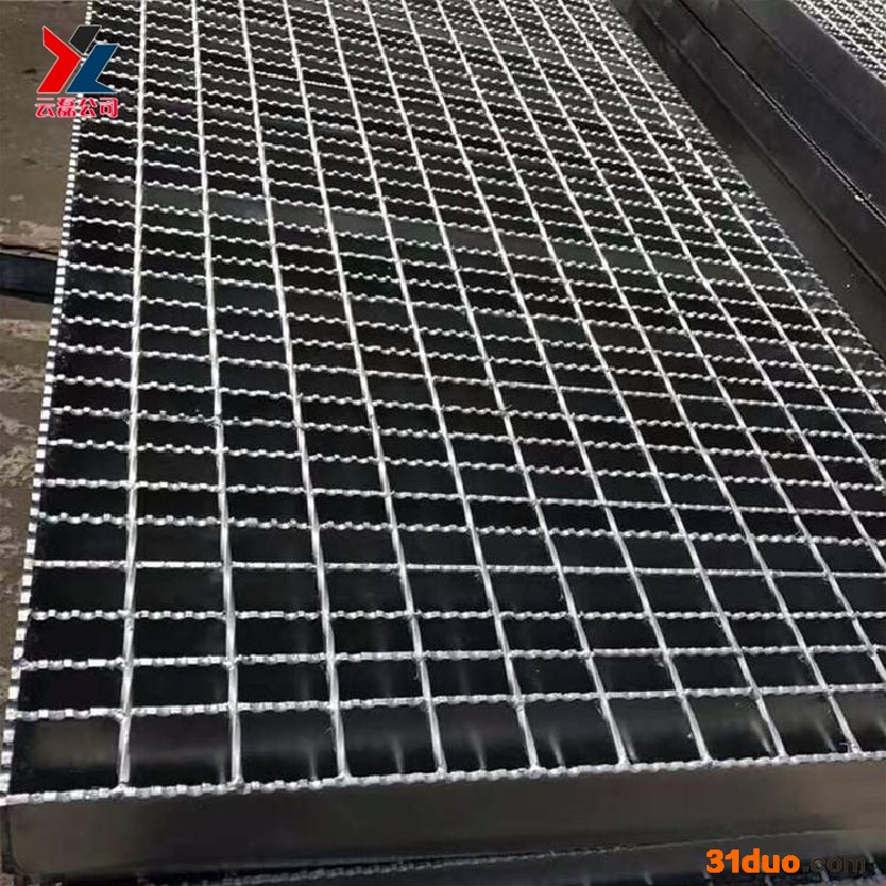 钢格板平台走道-钢框架塔钢格板平台-云磊钢格板建筑建材