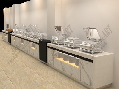 迪克森 自助餐台定制 餐饮家具厂家 餐饮家具设计 自助餐保温台 自助餐展示台