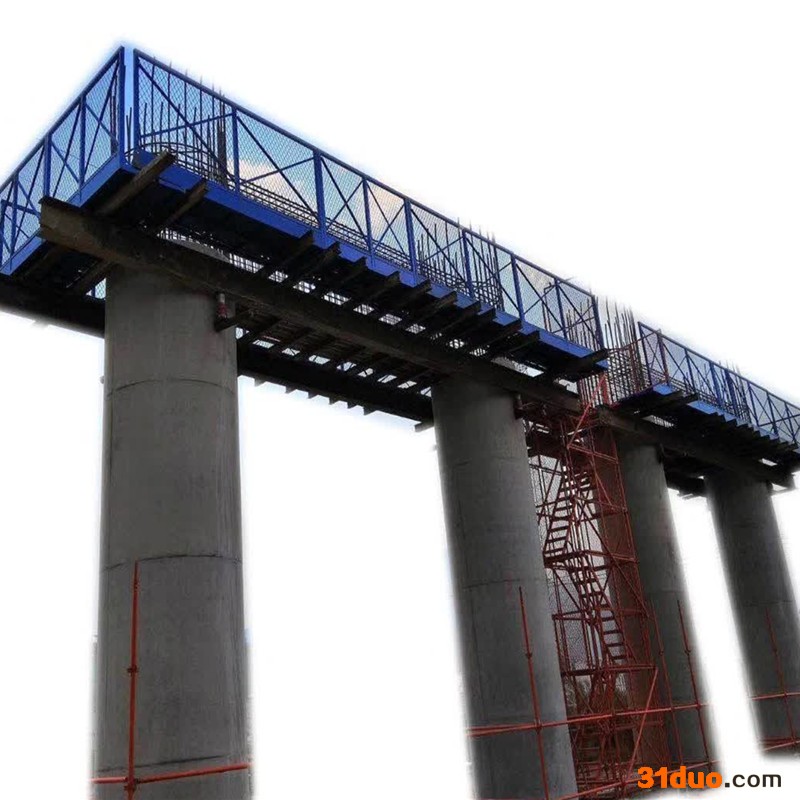 盖梁施工平台 安全爬梯上下平台 桥墩作业操作平台 通达