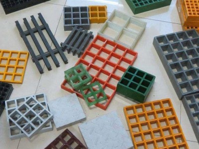 展翼25#/30#/38#/50#/65# 玻璃钢格栅 洗车化工地格栅盖板光伏走道 网格板 建筑建材盖板