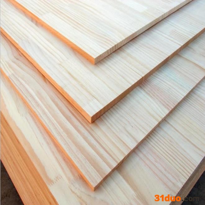 E1级松木直拼板 松木指接板 家具定制板 家具板 家装板材