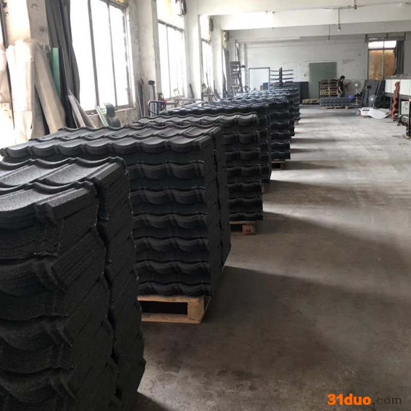 金属瓦价格     云南建筑建材 沙面瓦彩石瓦供应 普洱金属彩石瓦