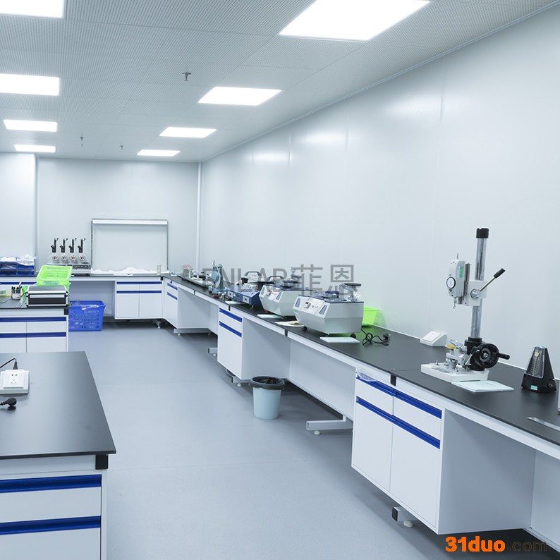 FNLAB 物理化学微生物细胞免疫实验室经济实惠型钢木实验台实验室家具
