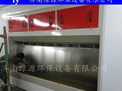 水帘式漆雾器 无泵水幕漆雾设备 家具厂喷漆房环保改造 家具喷漆房
