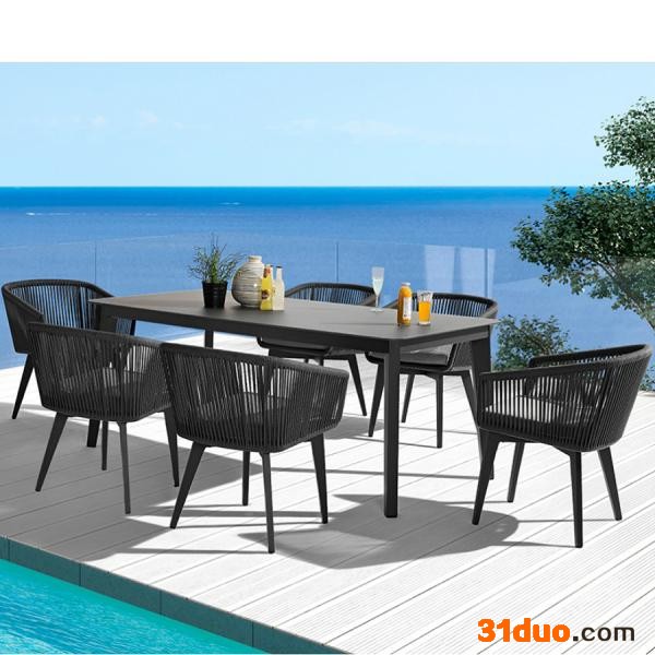 户外家具休闲桌椅户外会所家具桌椅 酒店户外家具户外休闲桌椅厂家订制