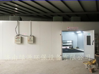 绿源 家具喷漆房 家具烤漆房 无尘喷漆烤漆房 水帘喷漆房 尺寸定做