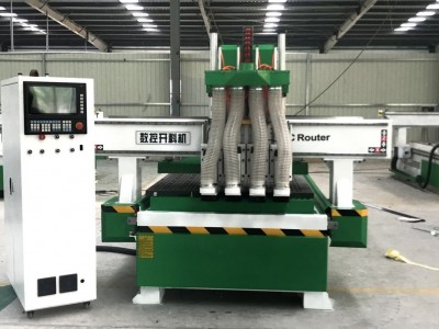 越隆L1325板式家具四工序开料机 四工序板式家具雕刻机 全自动木工下料机