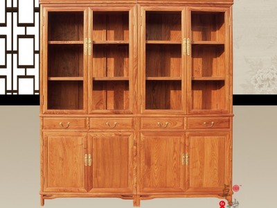 东阳红木书柜红木家具福瑞红