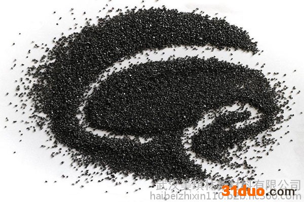 黑色SiC金刚砂 喷砂除锈建材陶瓷用碳化硅砂厂家