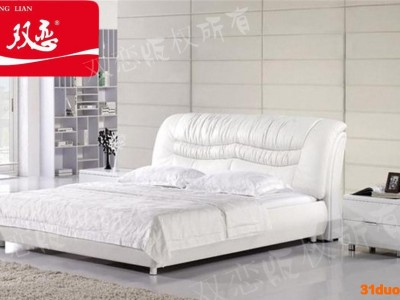 上海定做主题酒店家具 主题客房床定制  布艺双人床