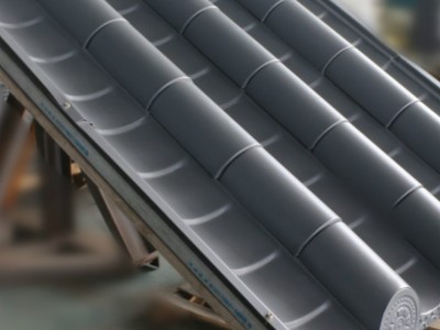 众典建材金属仿古筒瓦 屋面装饰筒瓦 仿古金属筒瓦