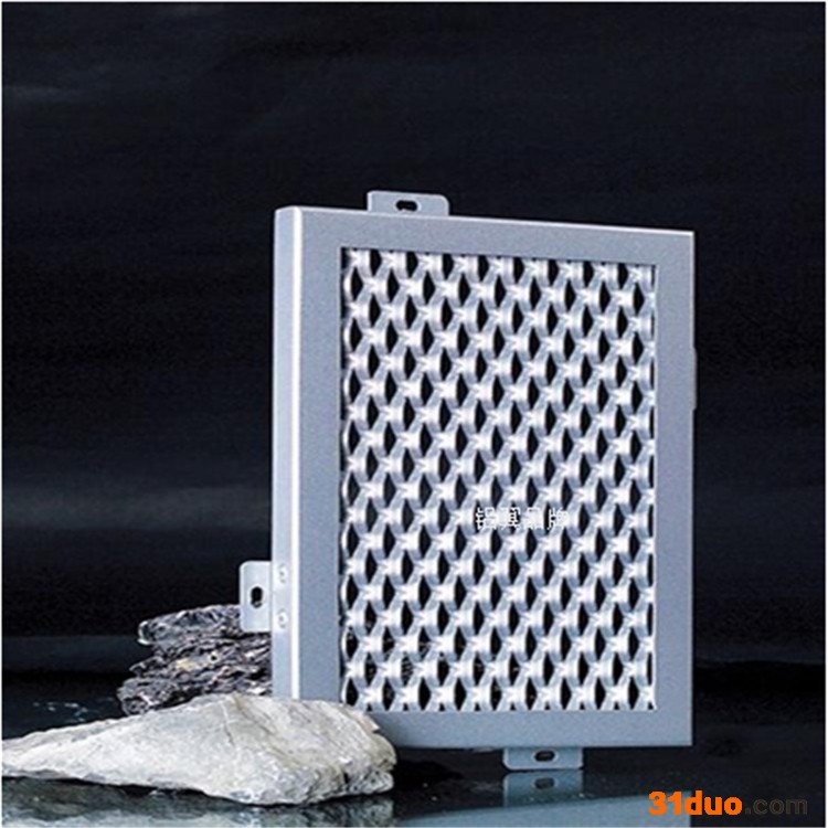 铝翼建材 铝板拉网 金属装饰网安装 河北铝板网