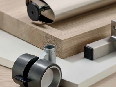 HAFELE/海福乐家具桌腿支撑腿 家具脚五金 脚轮定制