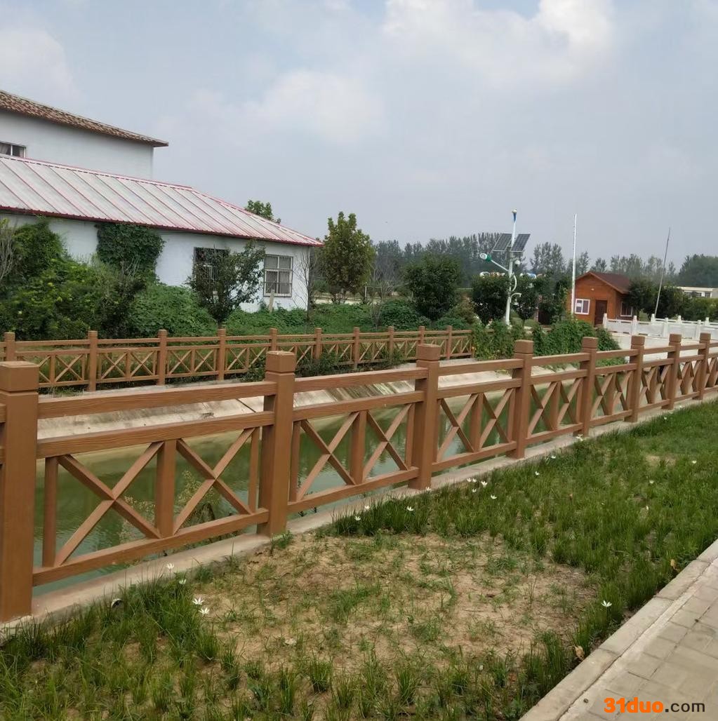 水泥仿木护栏  厂家供应 支持定制 唐盛建材仿木栏杆 X型仿木护栏