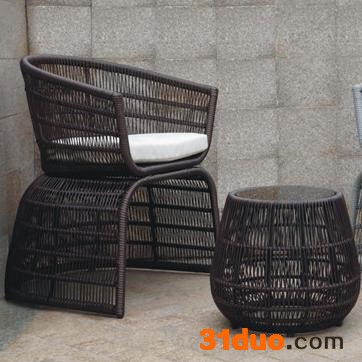 高利斯户外桌椅批量生产酒店户外家具桌椅室外家具户外家具定制定做休闲藤桌椅