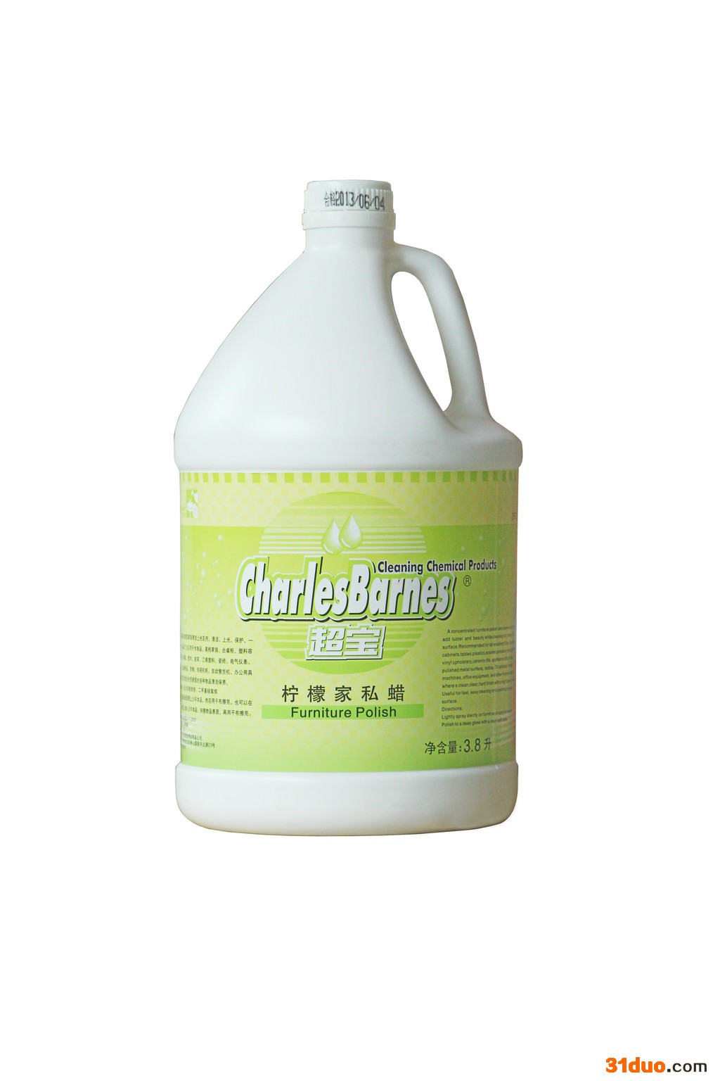 超宝DFF005家私蜡（柠檬香），是浓缩家具清洁上光乳剂，清洁、上光、保护，一次完成。本品广泛用于木制品、家具，台桌