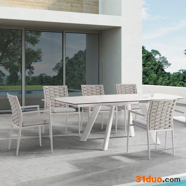 高利斯休闲桌椅 户外桌椅家具厂家销 庭院户外休闲家具 餐厅户外休闲椅 咖啡厅酒店休闲桌椅