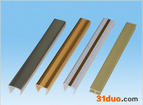 供应PVC封边条，异型材，办公家具，橱窗装饰条，U型包边条