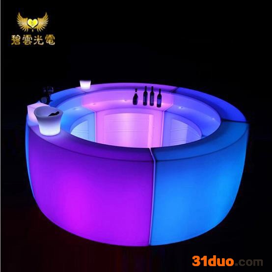LED东莞家具发光吧台发光家具酒吧创意发光家具WDH-130110