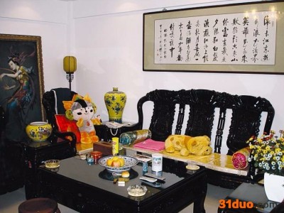 丰一阁 黑檀木家具 黑檀吉祥如意福临门沙发