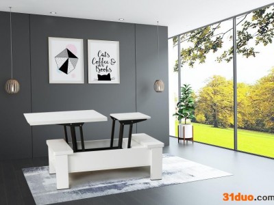 圣多美家居定制茶几 多功能家具  折叠茶几