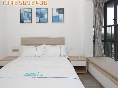 定制酒店家具标间全套简易公寓出租房板式床单人床宾馆软包单人床