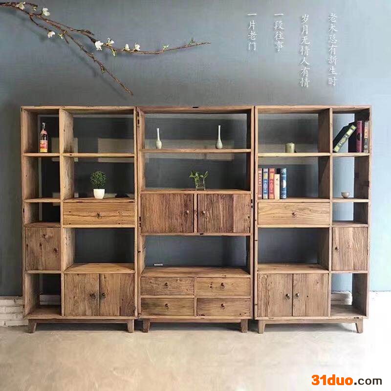 山东老榆木家具  老榆木家具定制 老榆木简易茶桌 品质保障